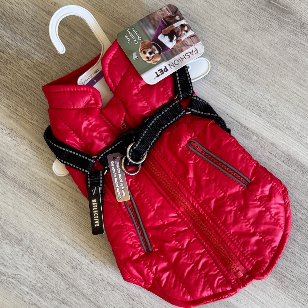 Fashion Pet Reflective Red Dog Vest